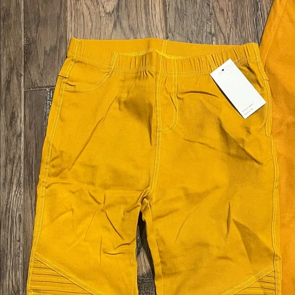 Set of 3 Brand New Mustard/Yellow Skinny Pants Trio - Picture 2 of 10